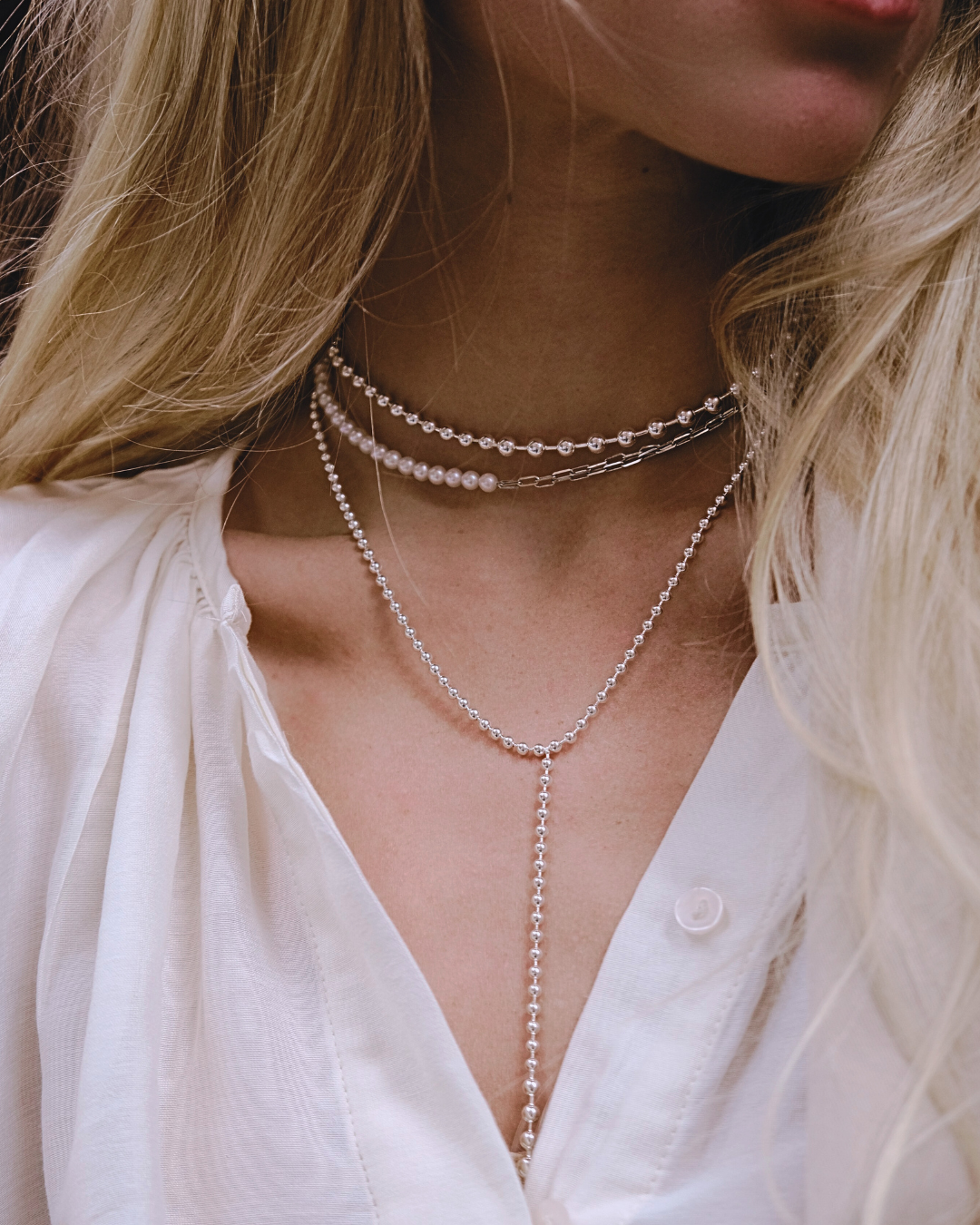 Duo Pearl Choker