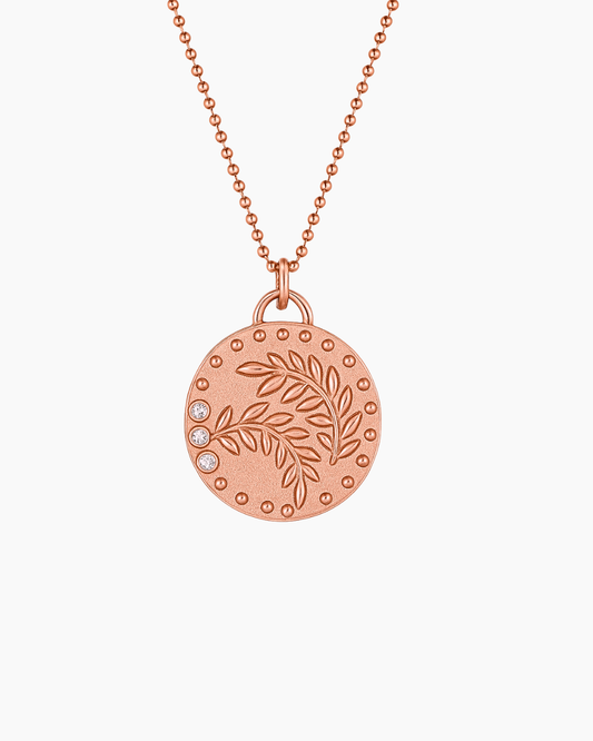 Coin Necklace  - Rose Gold