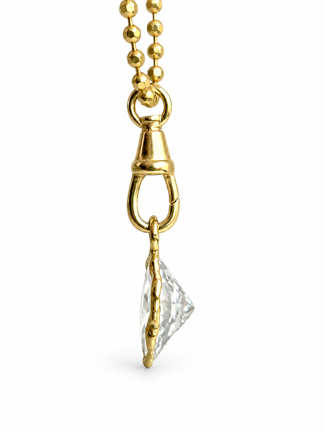 Melt Oval Long Pendant