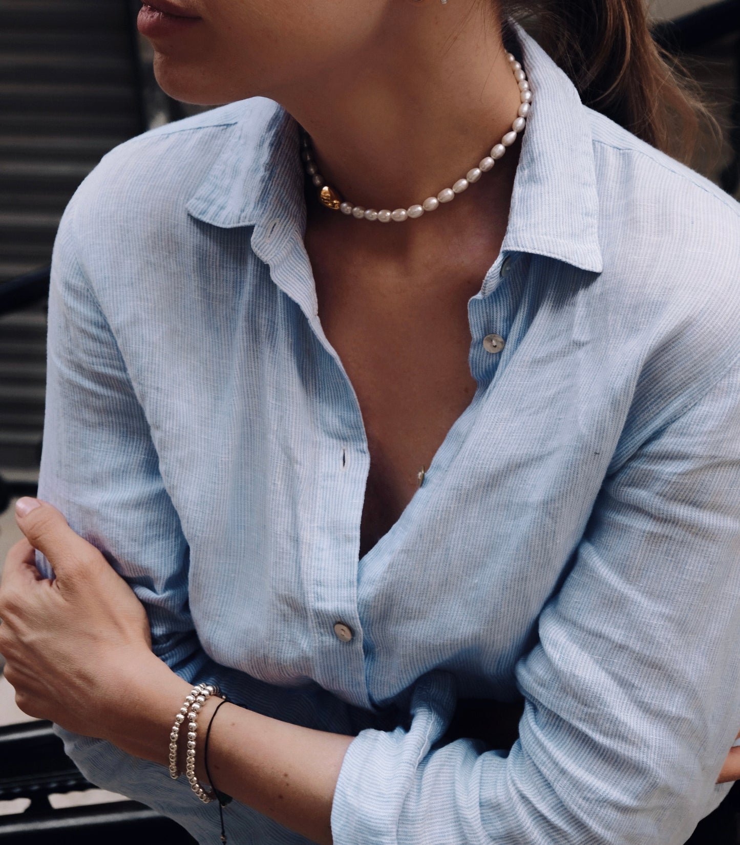 Curve Pearl Choker