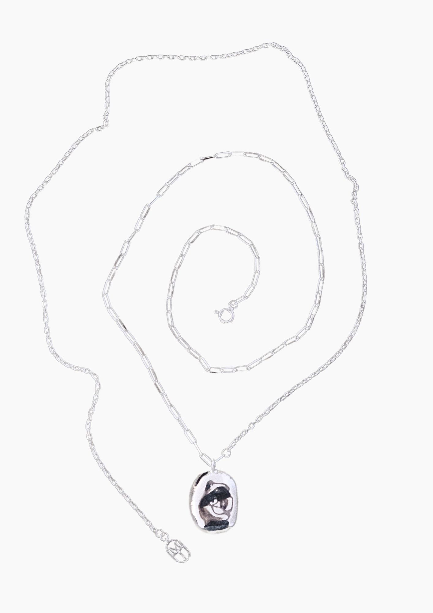 Long Grace Curve Pendant