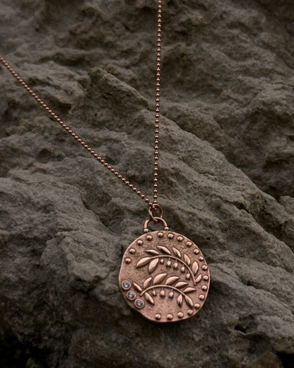 Coin Necklace  - Rose Gold