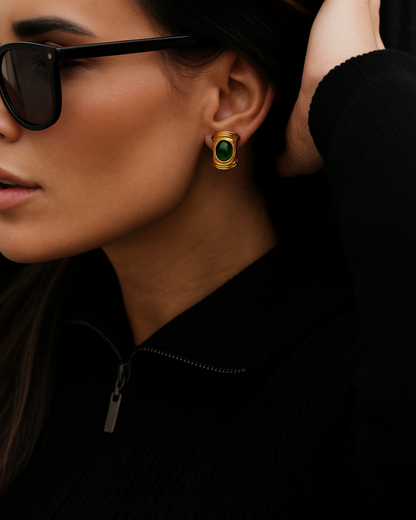 Green Muse Earrings
