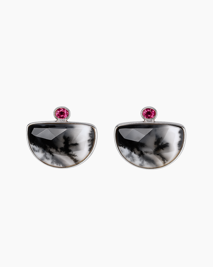 Rhodolite Earrings