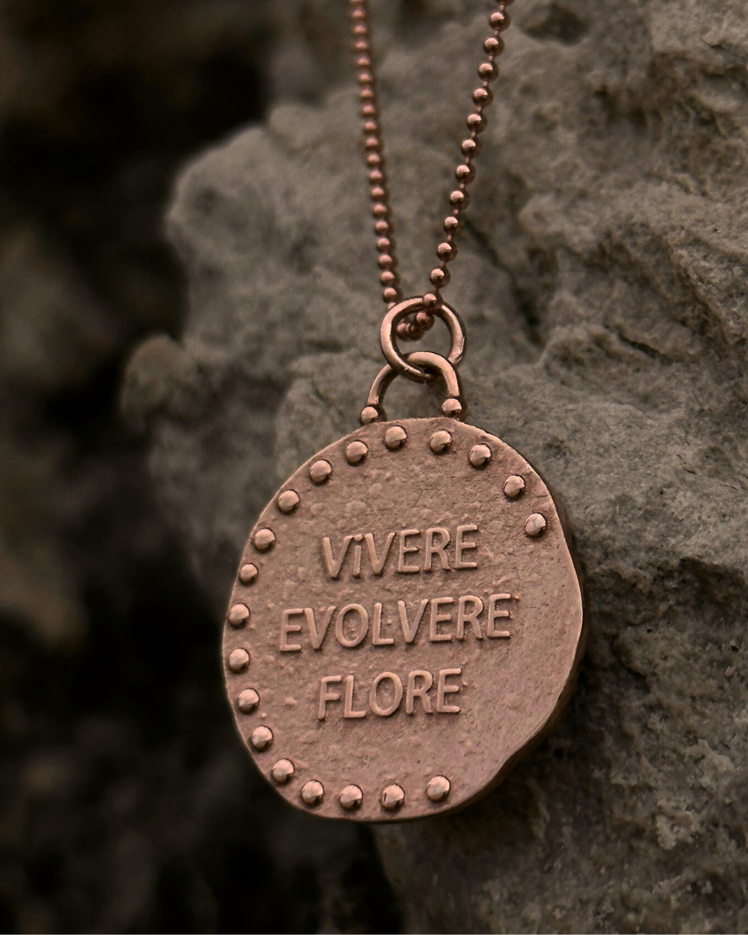 Coin Necklace  - Rose Gold