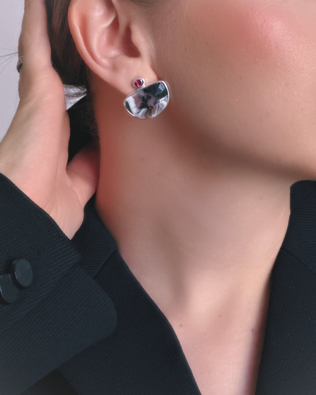 Rhodolite Earrings