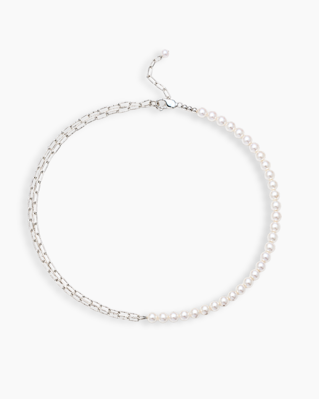 Duo Pearl Link Choker