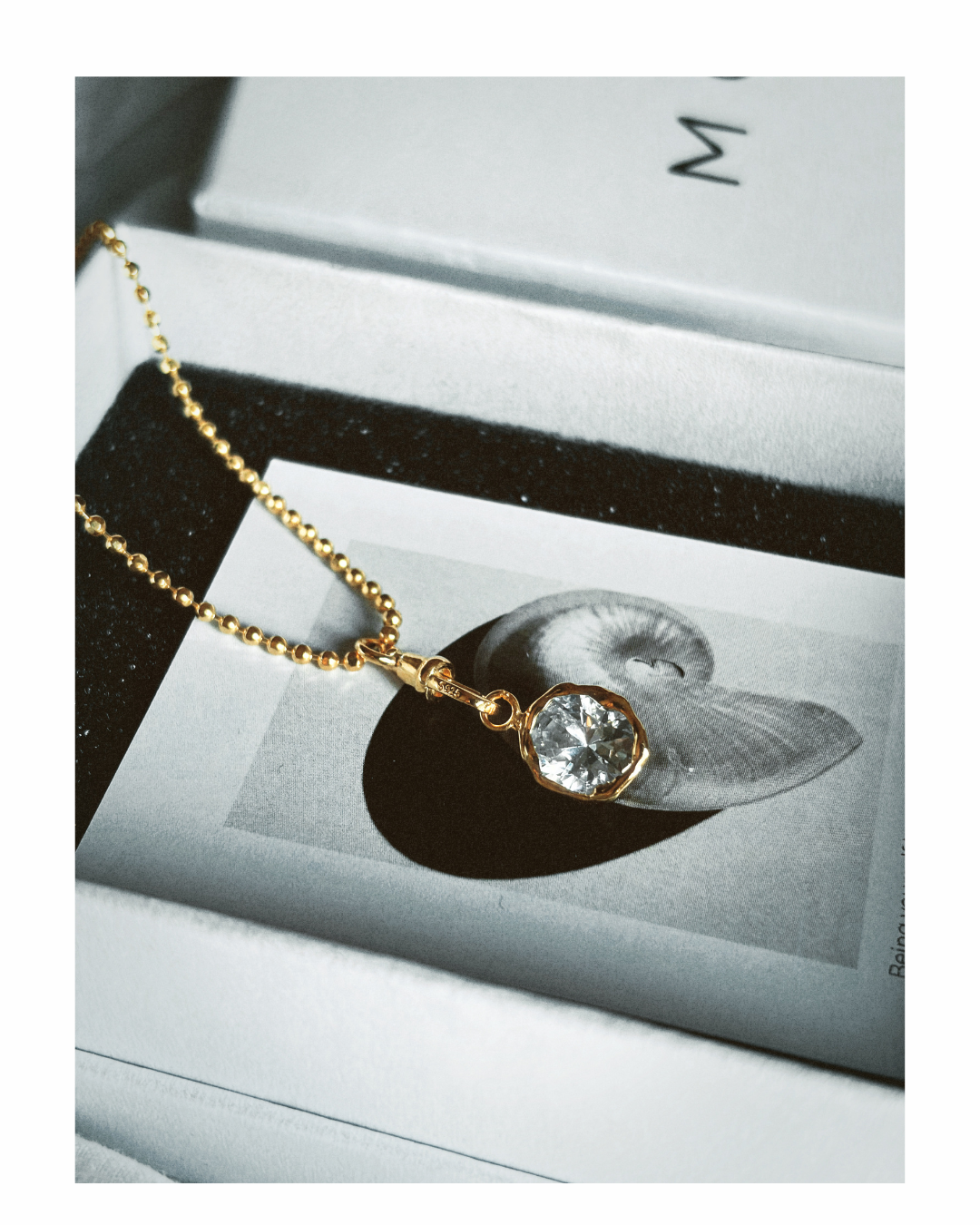 Melt Drop Long Pendant
