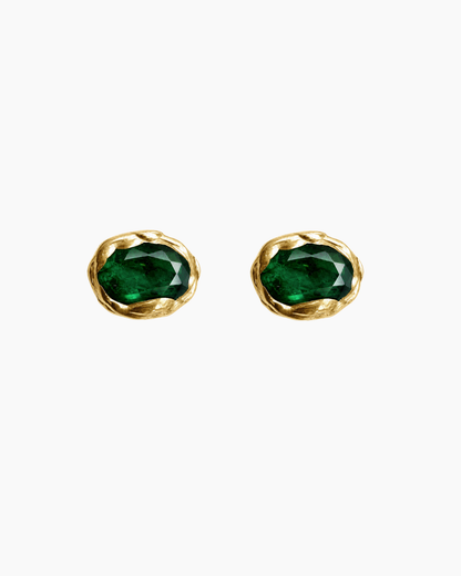 Melted Green Küpe