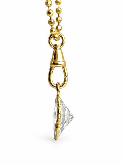 Melt Oval Long Pendant