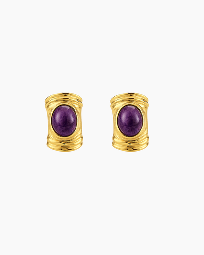 Velvet Iris Earrings