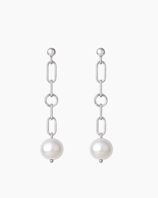 Pearl Orbit Earrings